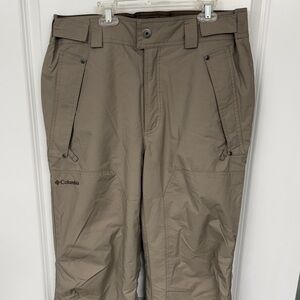 Columbia Khaki Outdoor Ski Pants